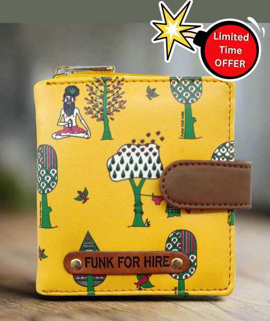 Tree Loop Wallet Mustard