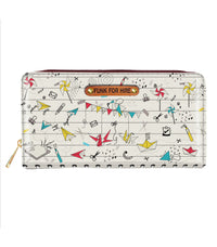 Origami Long Wallet White