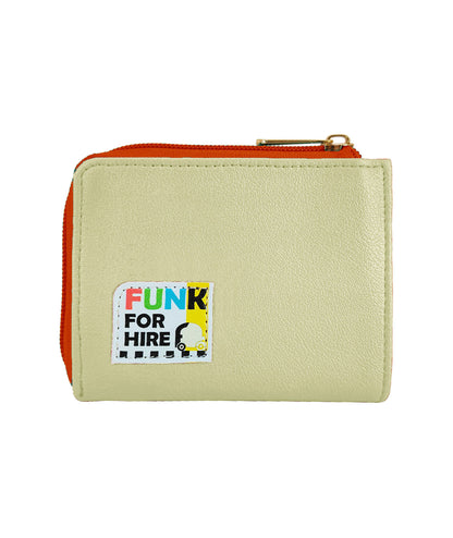 💥Combo Offers : Music Wall Box Navy Sling Bag & Off-white Zip Pocket Wallet