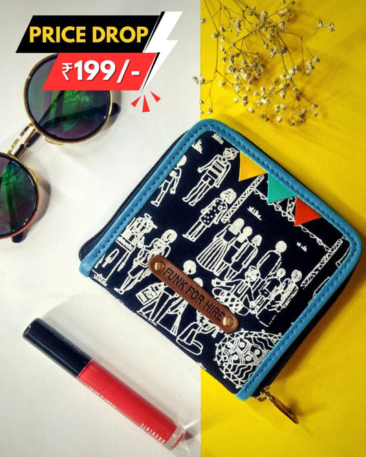 Price Drop: Mela Navy Square Wallet