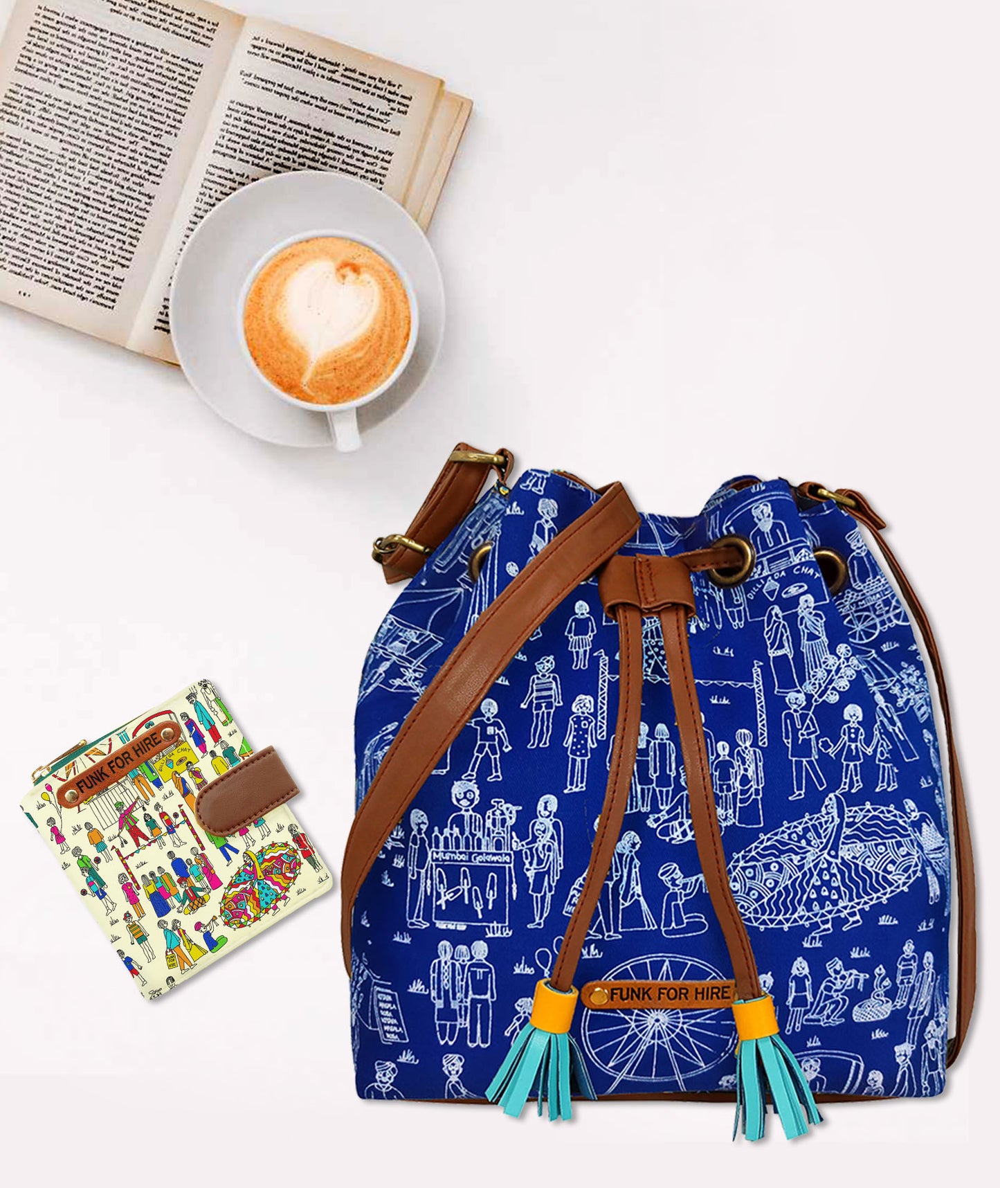 Combo Offers : Mela Drawstring Petrol & Loop Multi Wallet