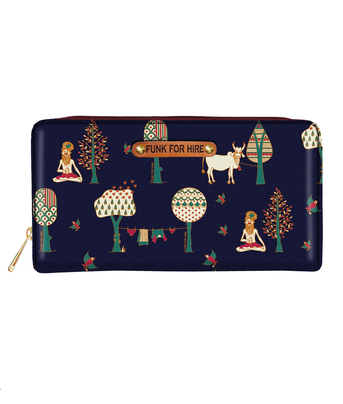 Tree Long Wallet Navy