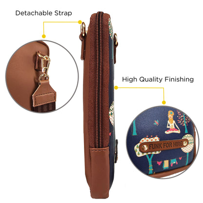 Mobile Phone Sling Tree Navy