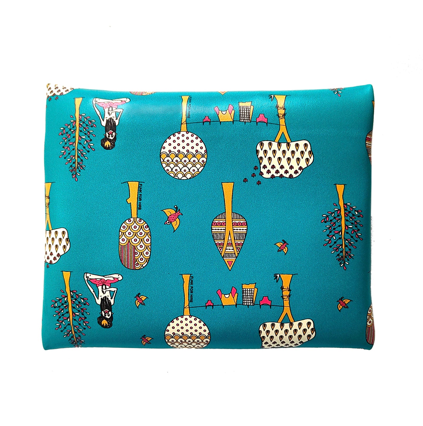 FREE Tree Teal Printed Pouch: * (ONE piece Only)