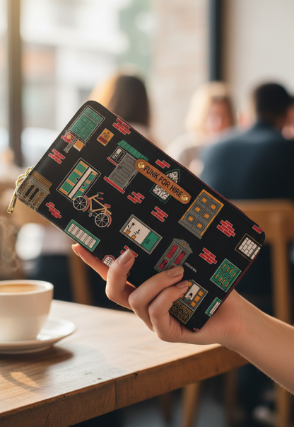 Wall Long Wallet Black