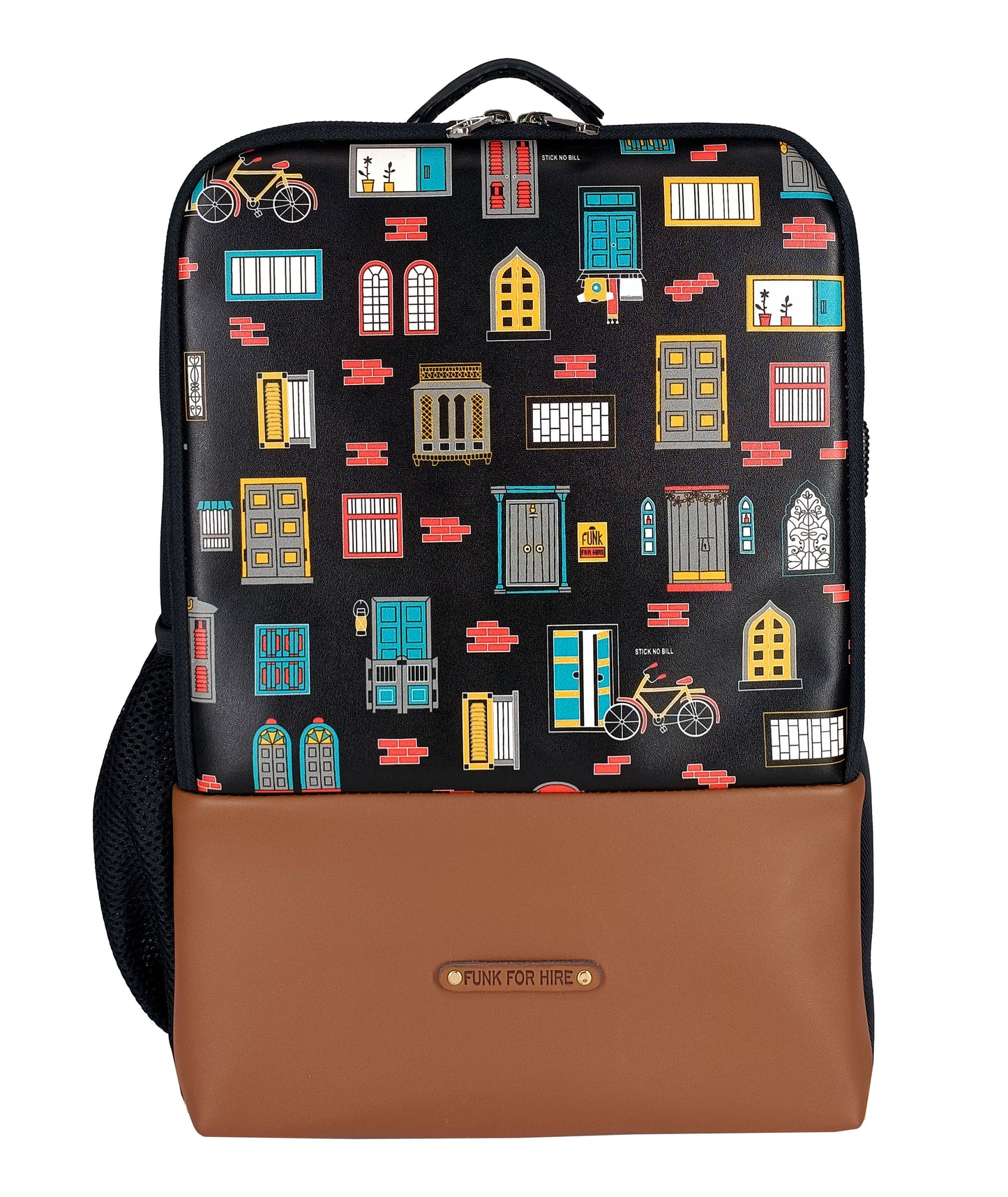 Backpack Wall Black and Brown