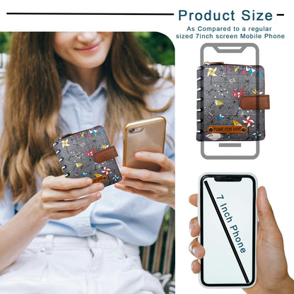 Origami Loop Wallet Grey