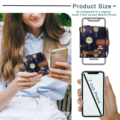 Tree Loop Wallet Navy Blue