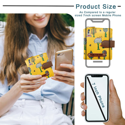 Tree Loop Wallet Mustard