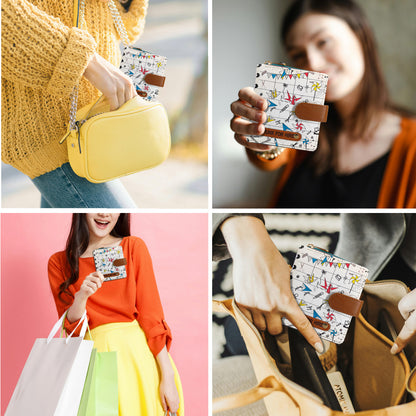 Origami Loop Wallet White