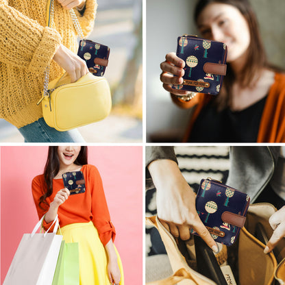 Tree Loop Wallet Navy Blue