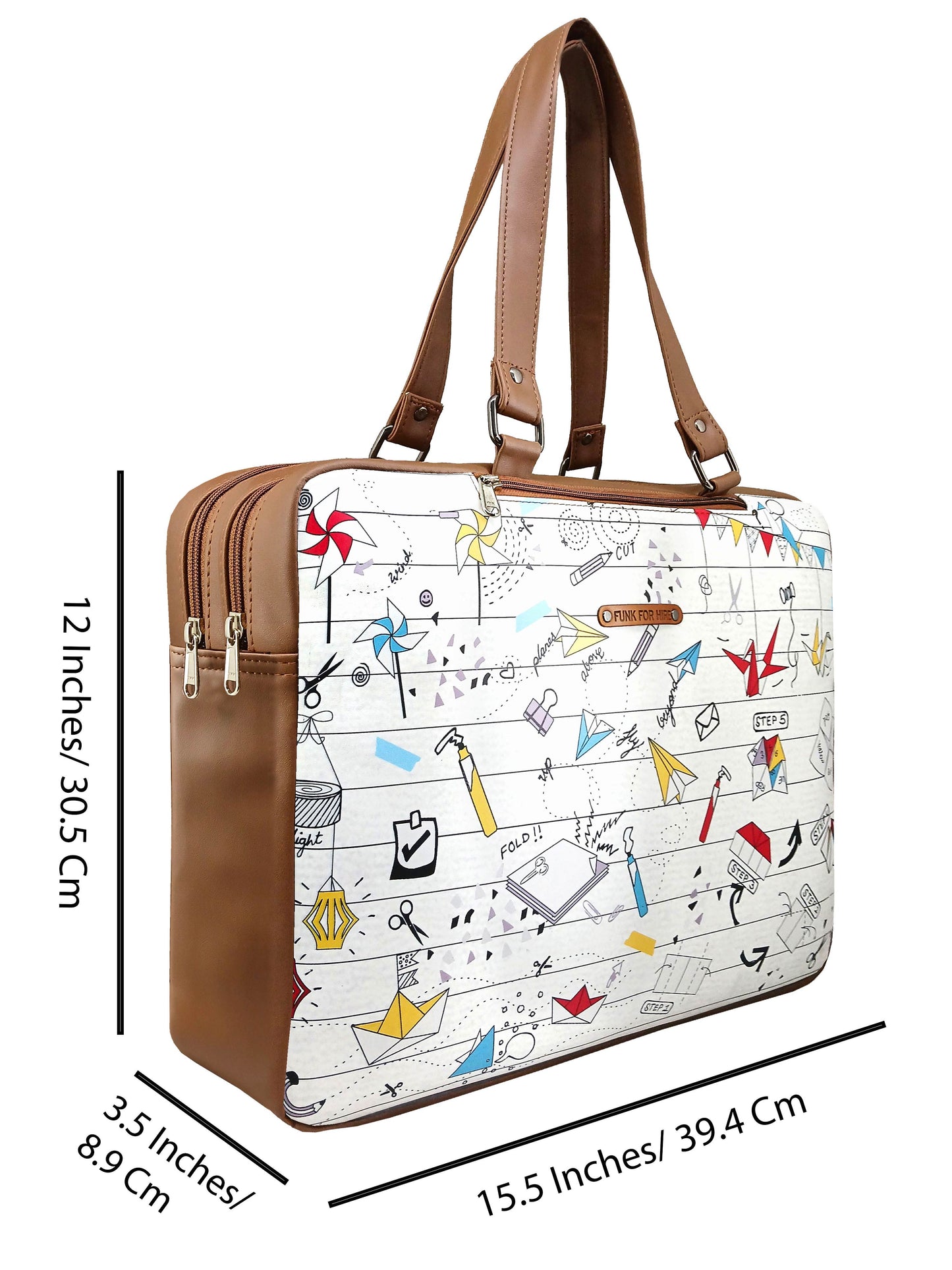 Luggage Backpack Origami White