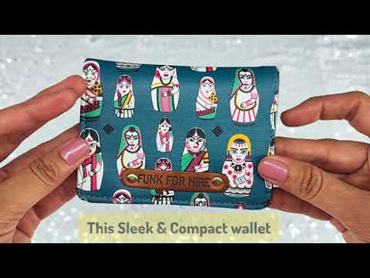 Doll Teal Pocket Wallet