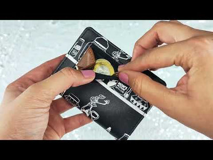 Bottle Black Pocket Wallet