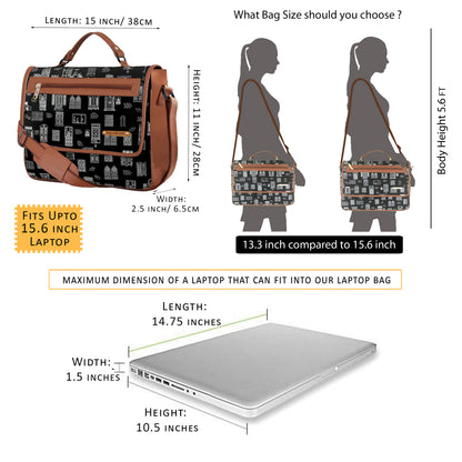 Wall Flap Laptop Bag 15.6 inch