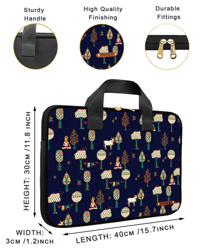 Tree Laptop Sleeves Navy