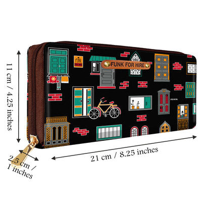 Wall Long Wallet Black