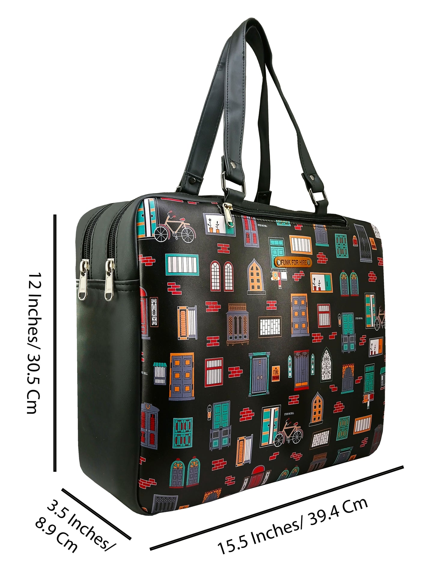 Luggage Backpack Wall Black