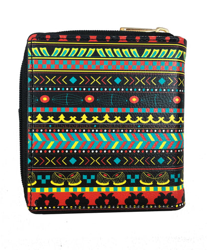 Music Border Loop Wallet Multicolour
