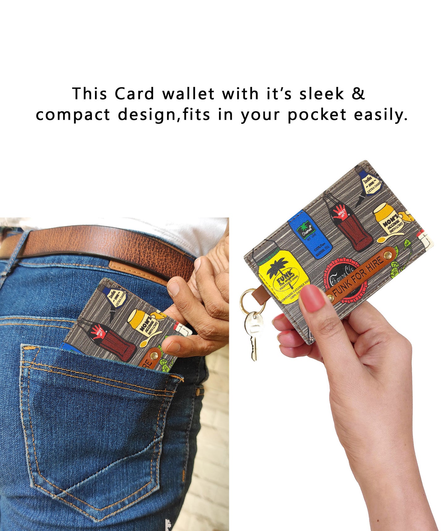 Combo Offers : Wall Black Pocket &  Bottle Card Wallet