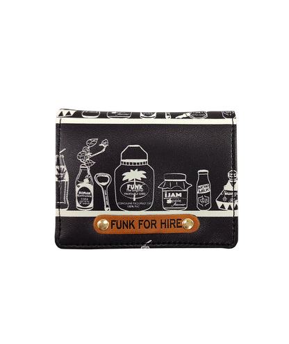 Bottle Black Pocket Wallet