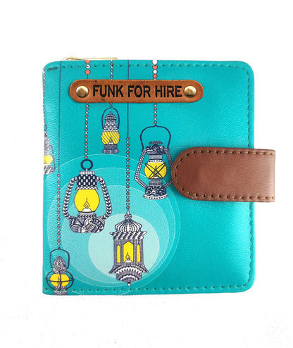 Latain Loop Wallet Aqua Blu