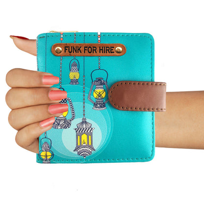 Latain Loop Wallet Aqua Blu