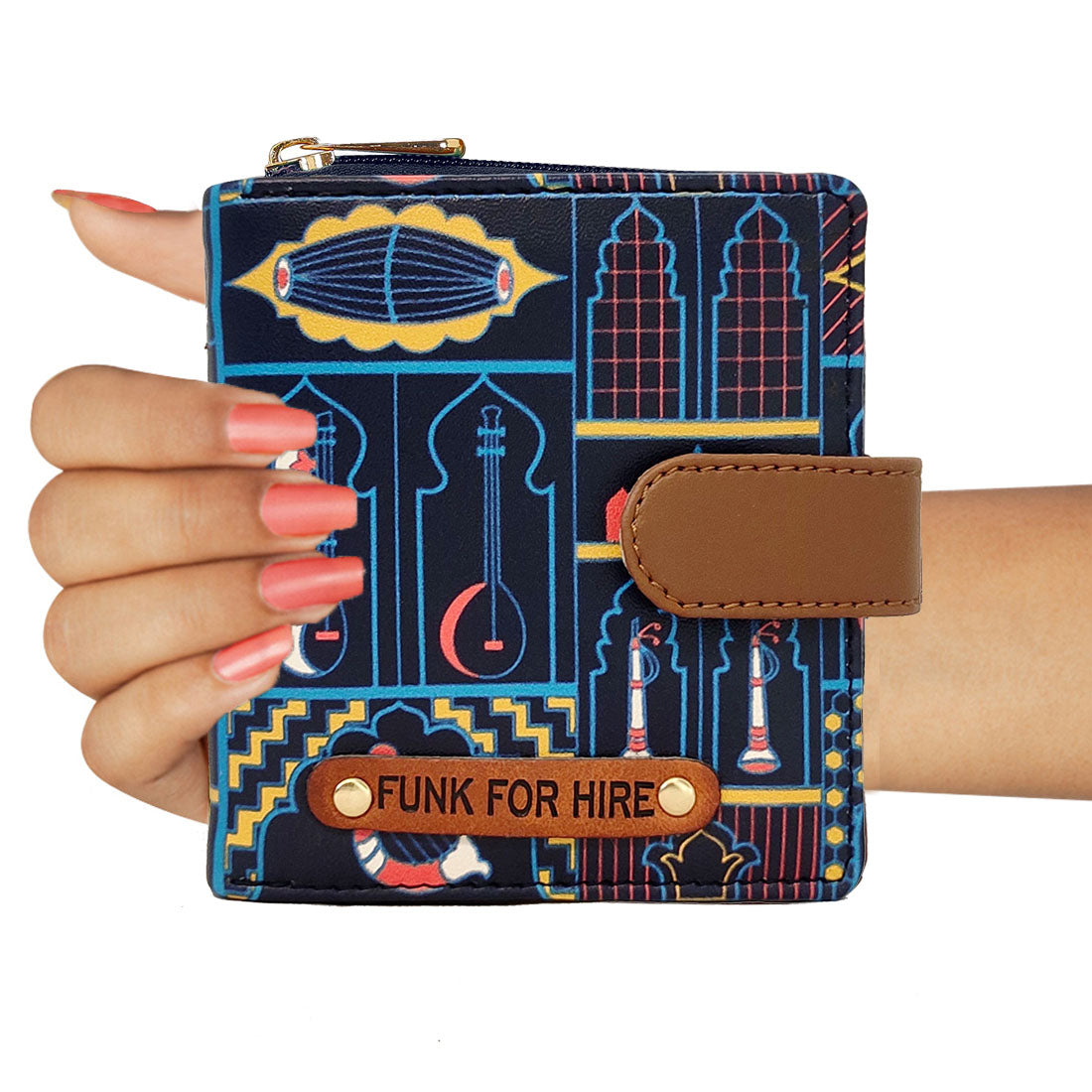 Combo Offers : Music Wall Loop Navy & Pocket Music Bdr Wallet Multi