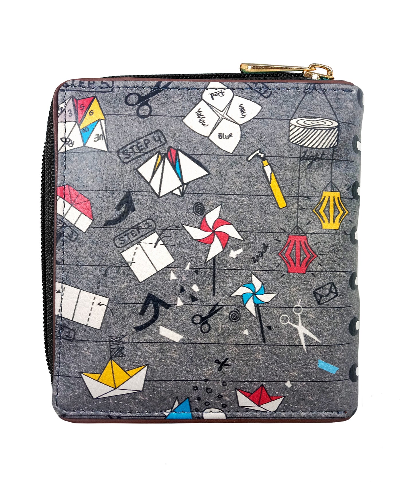 Combo Offers : Origami Laptop White Handbag & Loop Grey Wallet