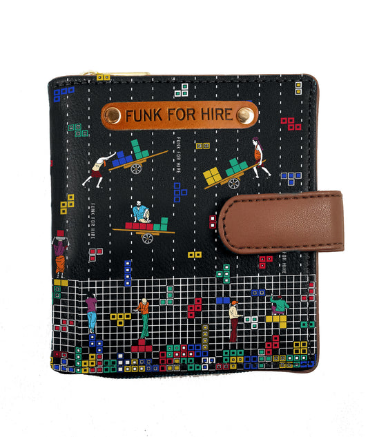 Combo Offers : Tetris Loop Black & Pocket Black Wallet