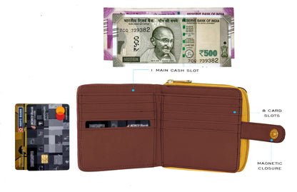 Combo Offers : Tree Loop Yellow & Pocket Red Wallet