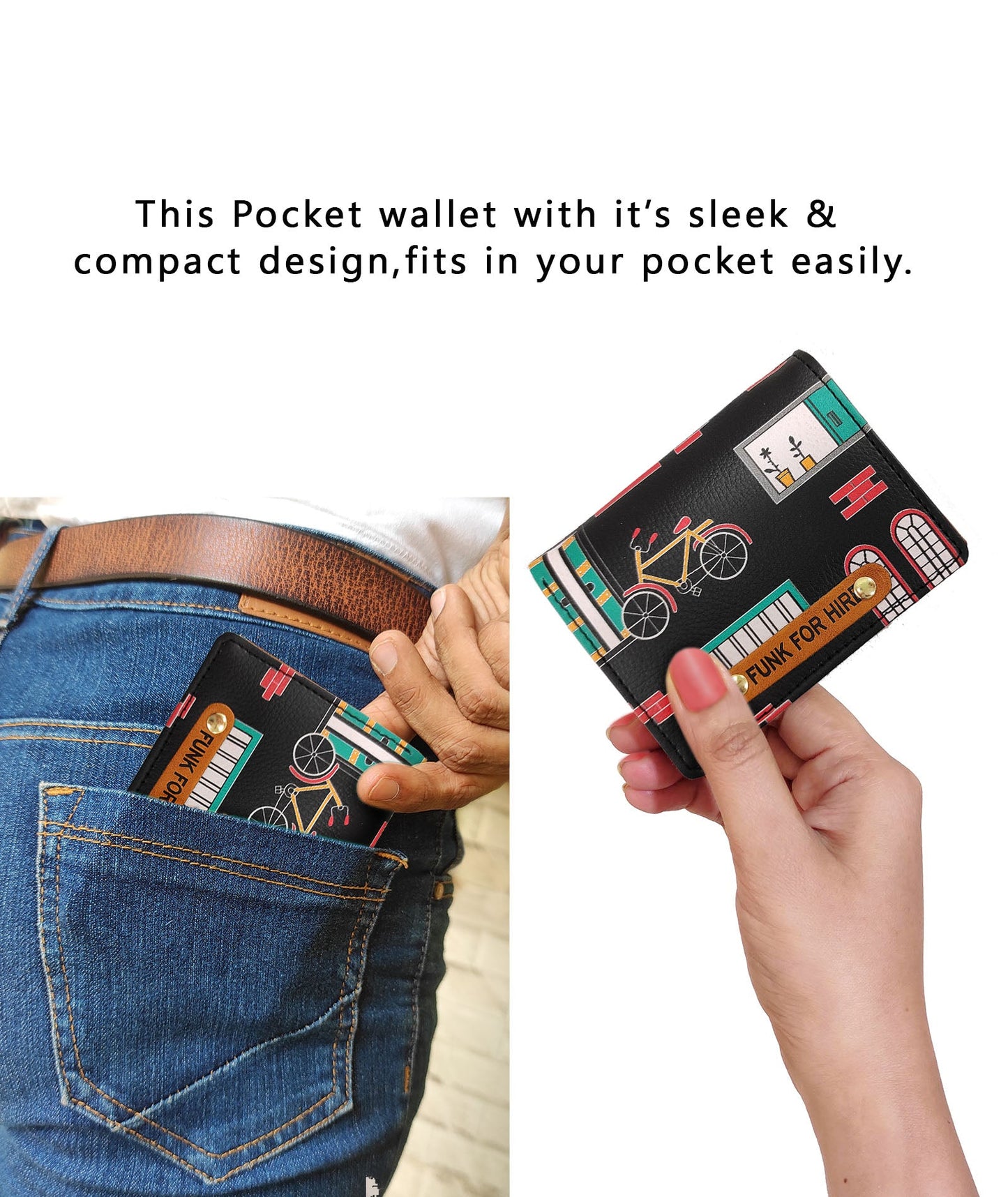 Combo Offers : Wall Loop Black & Pocket Black Wallet