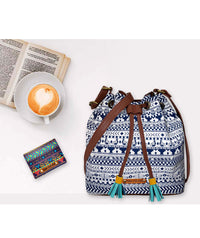 💥Combo Offers : Music Border Drawstring Sling Bag & Pocket Multicolour Wallet