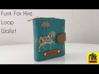 Horse Loop Wallet Teal