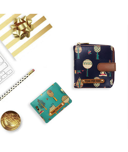 Combo Offers : Tree Loop Navy & Tree Pocket Teal Wallet