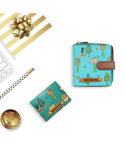 Combo Offers : Tree Loop Aqua & Pocket Teal Wallet